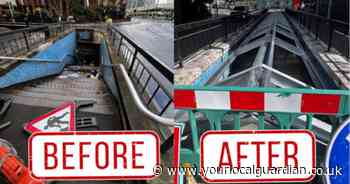 Altyre Road subway near Easy Croydon station permanently closed