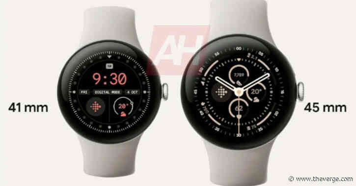 Pixel Watch 3 leak shows thinner bezels and new 45mm model