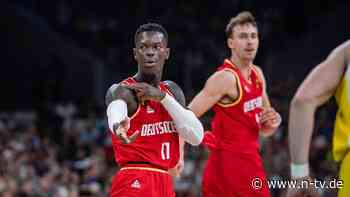 Dank Schröder nach Paris: DBB-Team ackert sich vorzeitig ins Olympia-Viertelfinale