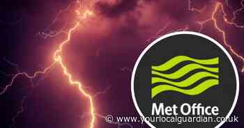 Met Office London weather forecast amid thunderstorm warning