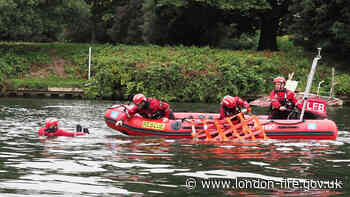 London Fire Brigade urges people to respect the water as hot weather continues