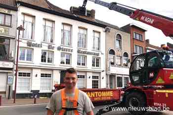 Ingestort dak hotel De Sterre hopelijk tegen vanavond ontmanteld en gestabiliseerd: “Dit moet voorzichtig aangepakt worden”