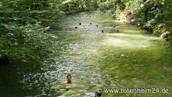 Von Wasserwalzen in den Eisbach gedrückt – Schwimmer treibt regungslos im Wasser