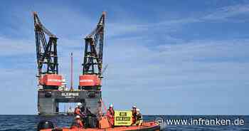 Umweltschützer blockieren weiter Erdgasbohrung auf Nordsee