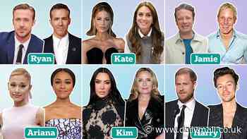 Do YOU think people with the same name look alike? As researchers claim our faces evolve to match our names, we compare famous Ryans, Kates, Harrys, and Arianas