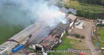 Samlesbury fire: Six engines remain at scene of large fire