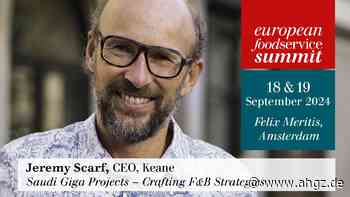 European Foodservice Summit 2024: Das sind die F&B-Pläne in Saudi-Arabiens Megaprojekten
