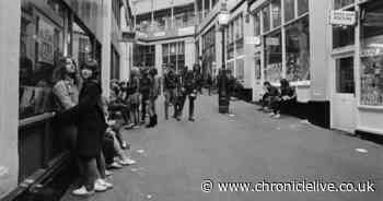 It was 1983 and Newcastle's Handyside Arcade was gearing up for another busy day