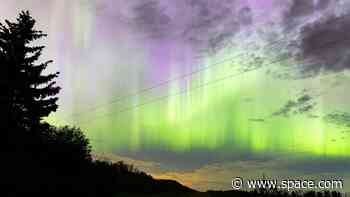 Northern lights delight as 'cannibal' solar storm triggers auroras across US and Canada (photos)