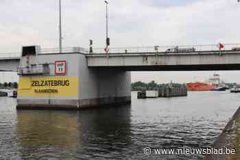 Zelzatebrug anderhalf uur dicht voor wegverkeer én scheepvaart door elektrisch defect
