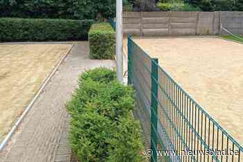 Nieuwe petanquebanen aan het oud gemeentehuis zijn klaar