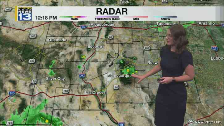 Another hot afternoon & widespread rain returning by the weekend