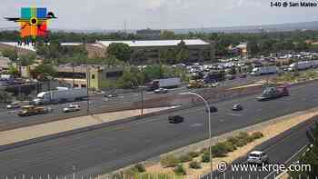 Crash closes I-40 eastbound at San Mateo in Albuquerque