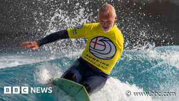 Cancer survivor amputee becomes surfing champion