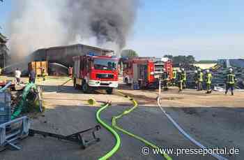 POL-STD: Großfeuer in Wischhafen - 160 Feuerwehrleute im Einsatz