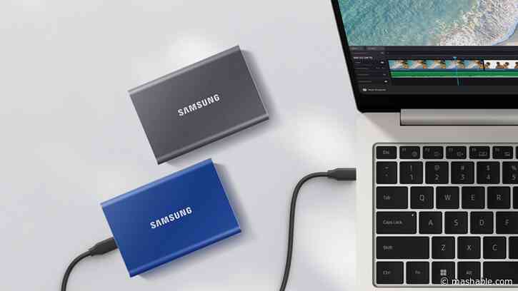 Get a 1TB Samsung T7 portable SSD for just $100
