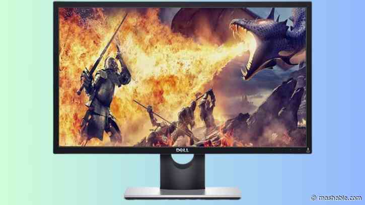 Get the ultimate gaming experience and save 60% with this Dell 24" LED monitor