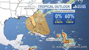 Signs of life in the tropics as depression could form near Florida
