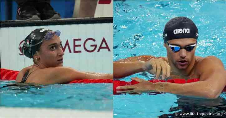 Olimpiadi, Quadarella quarta nei 1500 stile libero. Ceccon fuori dalla finale per i 200 dorso