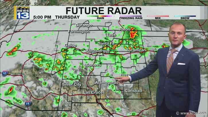 Temperatures cool off later this week with higher chances for rain