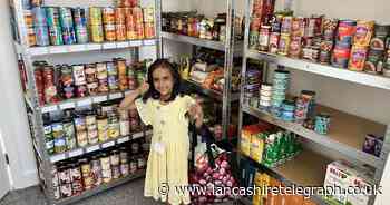 Seven-year-old raises money for local food bank this summer