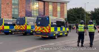 Violence erupts at protest outside Holiday Inn hotel, Newton Heath