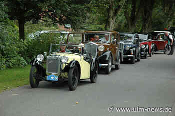 Englische Oldtimer besuchen Ulm