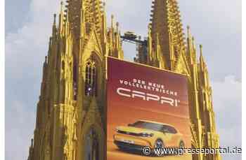 Ford lässt Kölner Dom zum Capri Launch mittels CGI in nahezu ursprünglicher Farbe erstrahlen