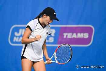 Rosalie Pollyn (12) tennist als Limburgse voor het nationale team van… Nieuw-Zeeland