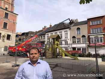 Ingestort dak grotendeels verwijderd, Markt wordt vrijgegeven voor verkeer: “Geen verder gevaar meer”