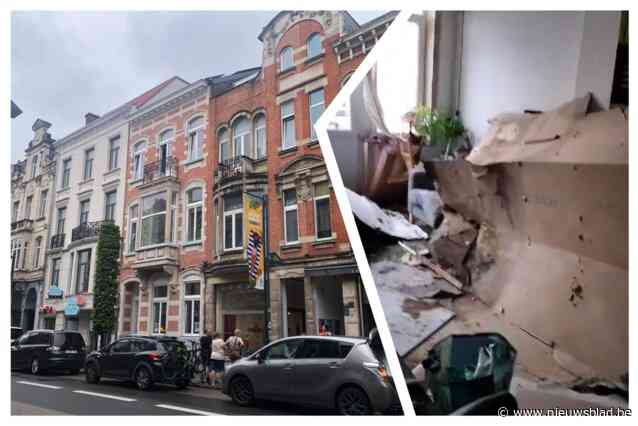 Straten blank, ondergelopen kelders en appartementen onbewoonbaar door een ingestort dak: onweer veroorzaakt heel wat ellende in Leuven