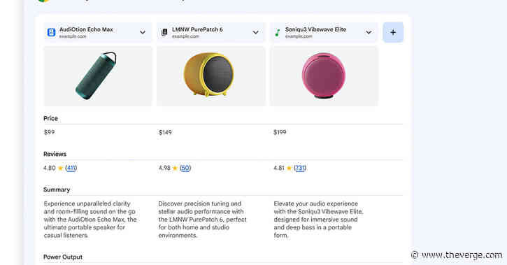 Chrome is going to use AI to help you compare products from across your tabs