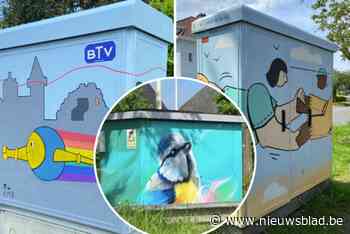 Lokale kunsttalenten pimpen Edegemse nutskasten