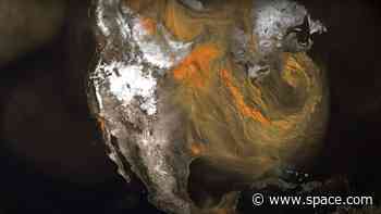 This mesmerizing NASA animation shows how carbon dioxide moves through Earth's atmosphere (video)