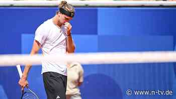 Nach Olympia-Aus zum Bluttest: Zverev fühlte sich "scheußlich" und sah "vier Bälle"