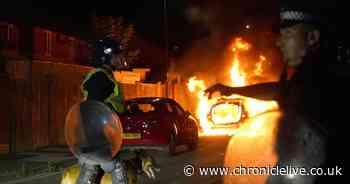 11-year-old boy arrested on suspicion of arson after police vehicle set alight in Hartlepool riot