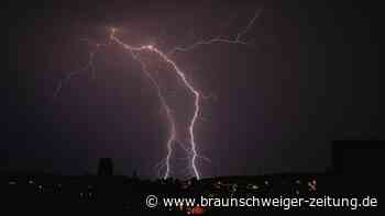 Unwetter im Harz: Starkregen ergießt sich in der Nacht