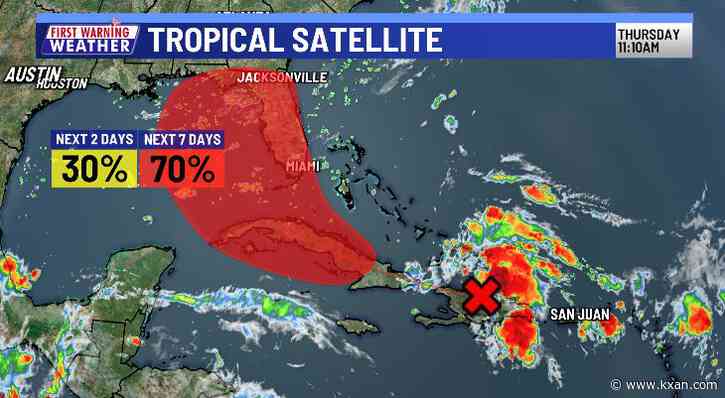 Potential tropical development brewing in the gulf