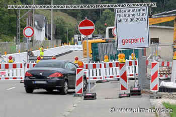 B28 nach Blaustein - Wieder Baustellen-Stau