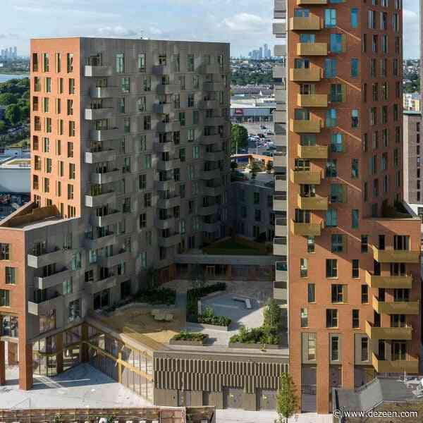 Alison Brooks Architects creates "carved and animated" Tottenham Hale residential towers