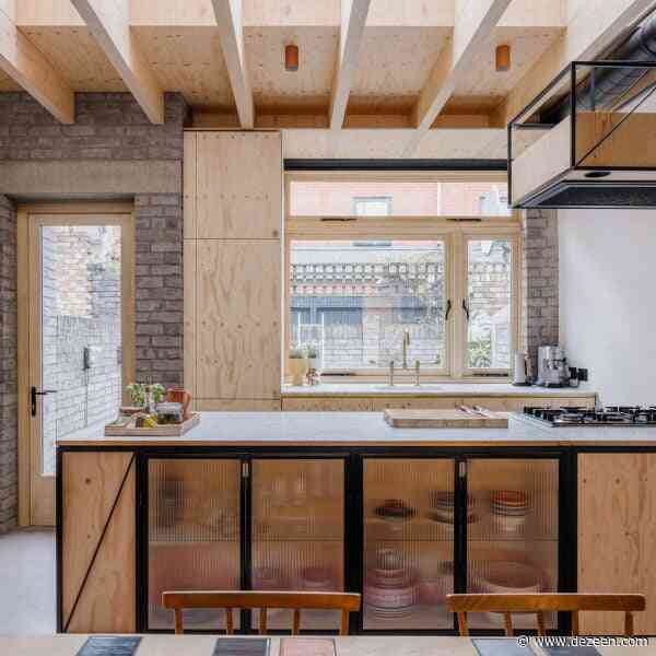 Khan Bonshek arranges east London home around brick "spine wall"