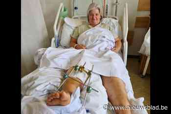 Zware val in Ardennen kluistert Leentje (46) aan ziekenhuisbed” Mijn enkel is in duizend stukken ontploft”