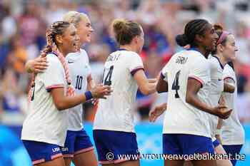 USA met 9 op 9 knap door naar kwartfinales Olympische Spelen