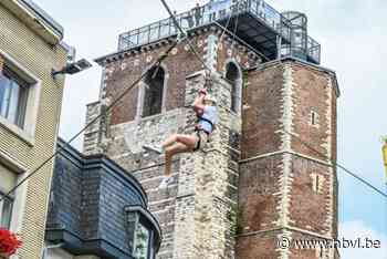Wie durft? Zondag kan je van bovenop Truiense abdijtoren naar Groenmarkt met death ride