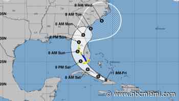 Tropical storm watches and warnings issued for parts of Florida for new system