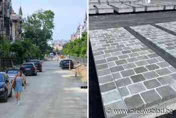 Heraangelegde Cogels-Osylei krijgt primeur van betonplaten met ingewerkte kasseien