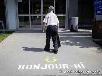 Bonjour-Hi graffiti pops up in N.D.G., but some question its quick removal