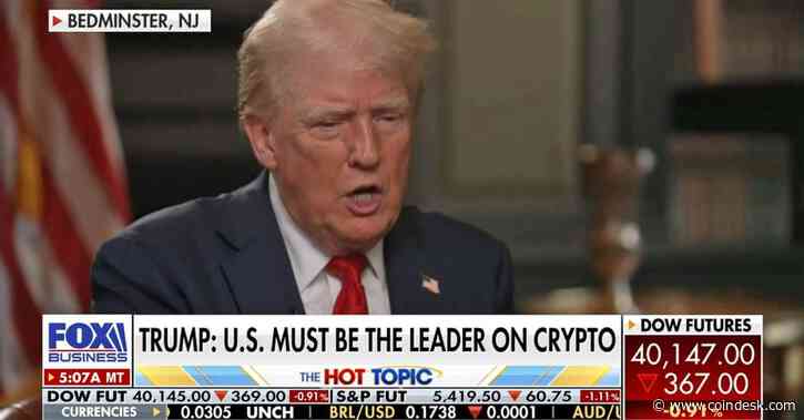 As Trump Suggests Crypto as a Fix to U.S. Debt, Harris Camp Highlights His Remarks