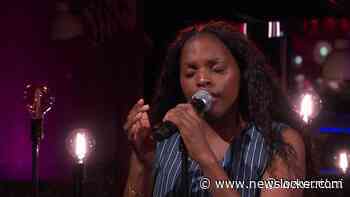 Mentissa zingt live haar hit 'Mamma Mia'