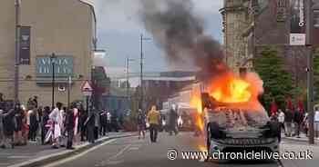 Sunderland violence LIVE: Updates as eight arrested and police injured in terrible scenes